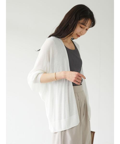 Petit fleur(プチフルール)の「・Petit fleur 2wayランダムテレコタンク*(タンクトップ・レディース・チャコールグレー/ブラック/ベージュ/パープル/グリーン/アイボリー・FREE)」の22枚目の写真