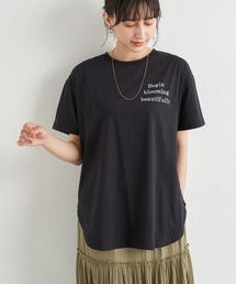 earth music&ecology | Being blooming ビッグチュニック ＊(Tシャツ/カットソー)