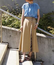 NICOLE white | フェイクレイヤードスカート(スカート)