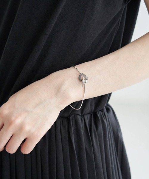 ROPE' PICNIC(ロペピクニック)の「チェーンコンビデザインブレスレット(ブレスレット・レディース・シルバー/ゴールド・FREE)」の1枚目の写真