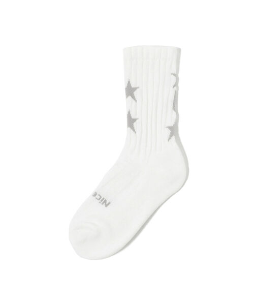 こども ビームス（コドモビームス）の「ROSTER SOX × こども ビームス / 2star SOX（18～24㎝）（ソックス/靴下・キッズ・オフホワイト/ブラック系その他2/ブラウン系その他3・M(21-24cm)/S(18-21cm)）」の6枚目の写真