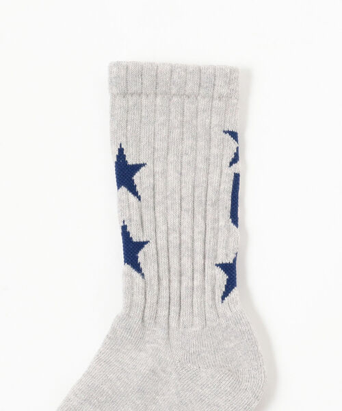 こども ビームス（コドモビームス）の「ROSTER SOX × こども ビームス / 2star SOX（18～24㎝）（ソックス/靴下・キッズ・オフホワイト/ブラック系その他2/ブラウン系その他3・M(21-24cm)/S(18-21cm)）」の9枚目の写真