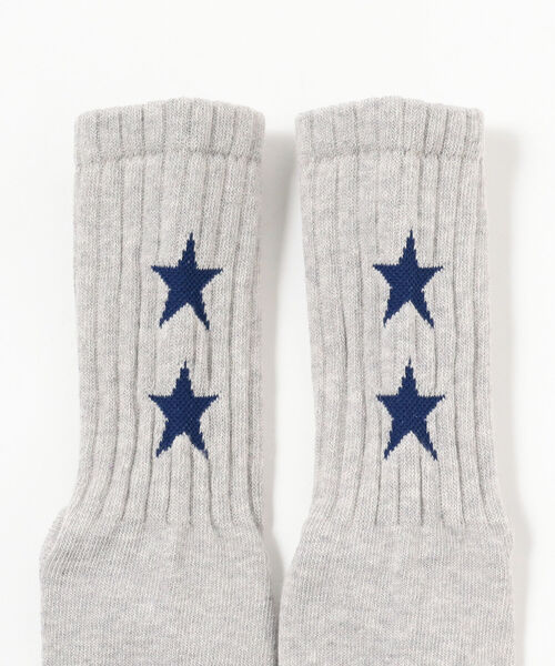 こども ビームス（コドモビームス）の「ROSTER SOX × こども ビームス / 2star SOX（18～24㎝）（ソックス/靴下・キッズ・オフホワイト/ブラック系その他2/ブラウン系その他3・M(21-24cm)/S(18-21cm)）」の11枚目の写真