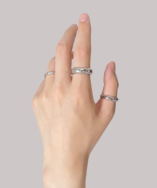 FACTOTUM（ファクトタム）の「【ファッションインフルエンサーatsushi19901222×FACTOTUM】3連ブラスリング（リング・メンズ・ゴールド/シルバー・MEDIUM/LARGE）」の10枚目の写真