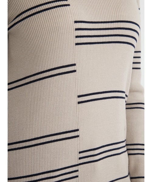 Mila Owen（ミラオーウェン）の「クルーネックリブニット（ニット/セーター・レディース・アイボリー/ブルー/ライム/ブラック/その他/ラベンダー/グレー・0/1）」の14枚目の写真