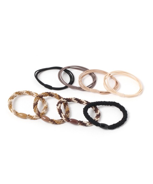 GLOBAL WORK（グローバルワーク）の「アソートゴムC/956265（ヘアゴム・レディース・ライトグレー/ブラック/ブラウン/グリーン/ライトベージュ/ダークブラウン/その他/ベージュ/ブラウン系その他7/ブラウン系その他6/グリーン系その他3/グレー系その他/キャメル/グレー系その他3/ベージュ系その他3/アイボリー/グレー系その他4/ブラウン系その他/オレンジ/ライトブルー/ブラウン系その他2/その他1/ホワイト系その他/ブラック系その他/ベージュ系その他/ホワイト系その他3/オレンジ系その他/グリーン系その他4/ミント・FREE）」の18枚目の写真