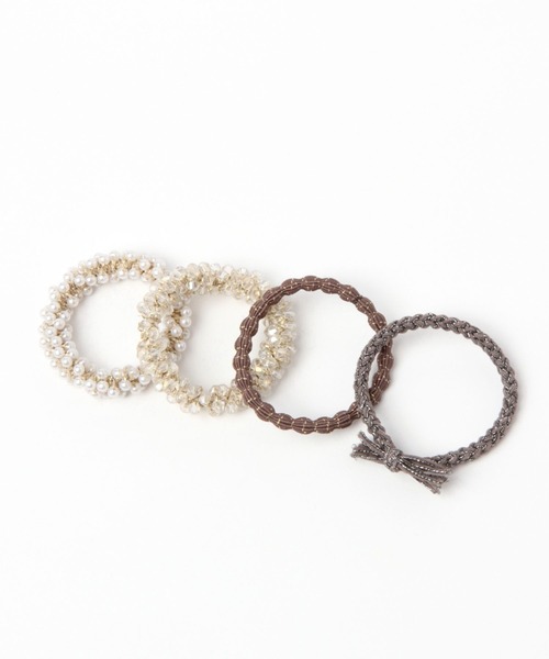 GLOBAL WORK（グローバルワーク）の「アソートゴムC/956265（ヘアゴム・レディース・ライトグレー/ブラック/ブラウン/グリーン/ライトベージュ/ダークブラウン/その他/ベージュ/ブラウン系その他7/ブラウン系その他6/グリーン系その他3/グレー系その他/キャメル/グレー系その他3/ベージュ系その他3/アイボリー/グレー系その他4/ブラウン系その他/オレンジ/ライトブルー/ブラウン系その他2/その他1/ホワイト系その他/ブラック系その他/ベージュ系その他/ホワイト系その他3/オレンジ系その他/グリーン系その他4/ミント・FREE）」の3枚目の写真