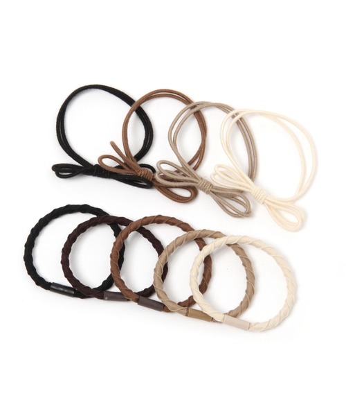 GLOBAL WORK（グローバルワーク）の「アソートゴムC/956265（ヘアゴム・レディース・ライトグレー/ブラック/ブラウン/グリーン/ライトベージュ/ダークブラウン/その他/ベージュ/ブラウン系その他7/ブラウン系その他6/グリーン系その他3/グレー系その他/キャメル/グレー系その他3/ベージュ系その他3/アイボリー/グレー系その他4/ブラウン系その他/オレンジ/ライトブルー/ブラウン系その他2/その他1/ホワイト系その他/ブラック系その他/ベージュ系その他/ホワイト系その他3/オレンジ系その他/グリーン系その他4/ミント・FREE）」の14枚目の写真