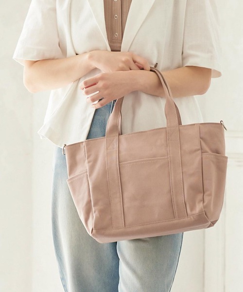 ショルダーストラップ付き2wayハイブリッドキャンバスミニトートバッグ トートバッグ Kobe Lettuce コウベレタス のファッション通販 Zozotown