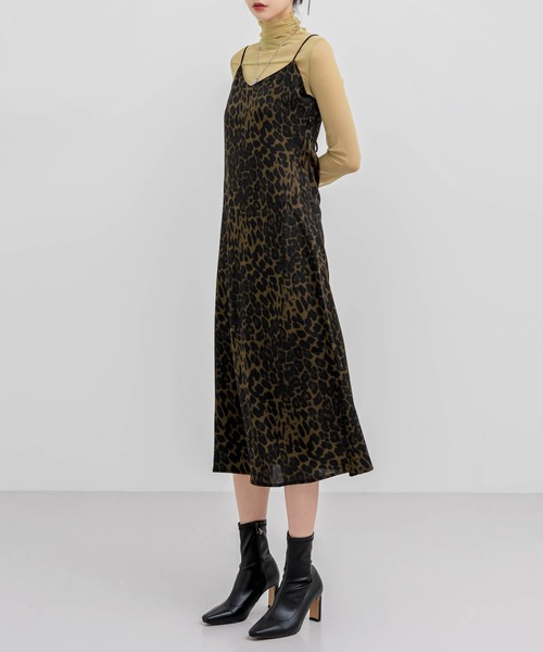 DRIES VAN NOTEN シルクレイヤードワンピース レオパード FOLLOWIN（フォロウィン）の「レオパードロングワンピース