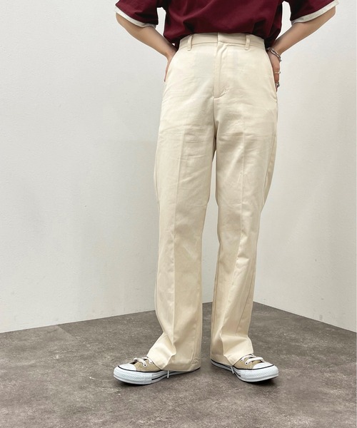 apres jour mignon（アプレジュールミニョン）の「シュエットワークパンツ【ZOZOTOWN限定アイテム】（その他パンツ・レディース・アイボリー/ダークグリーン/その他/ベージュ・MEDIUM/SMALL/X-LARGE）」の5枚目の写真