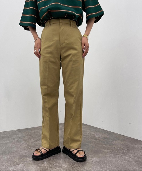 apres jour mignon（アプレジュールミニョン）の「シュエットワークパンツ【ZOZOTOWN限定アイテム】（その他パンツ・レディース・アイボリー/ダークグリーン/その他/ベージュ・MEDIUM/SMALL/X-LARGE）」の13枚目の写真