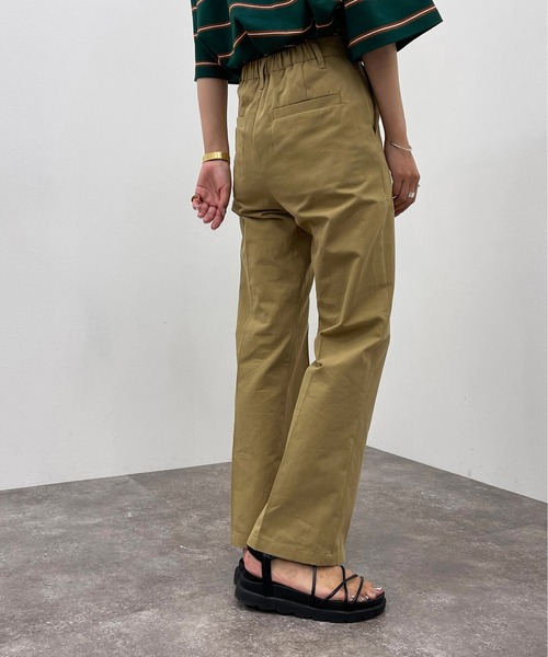 apres jour mignon（アプレジュールミニョン）の「シュエットワークパンツ【ZOZOTOWN限定アイテム】（その他パンツ・レディース・アイボリー/ダークグリーン/その他/ベージュ・MEDIUM/SMALL/X-LARGE）」の15枚目の写真