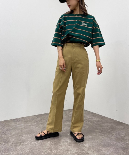 apres jour mignon（アプレジュールミニョン）の「シュエットワークパンツ【ZOZOTOWN限定アイテム】（その他パンツ・レディース・アイボリー/ダークグリーン/その他/ベージュ・MEDIUM/SMALL/X-LARGE）」の16枚目の写真