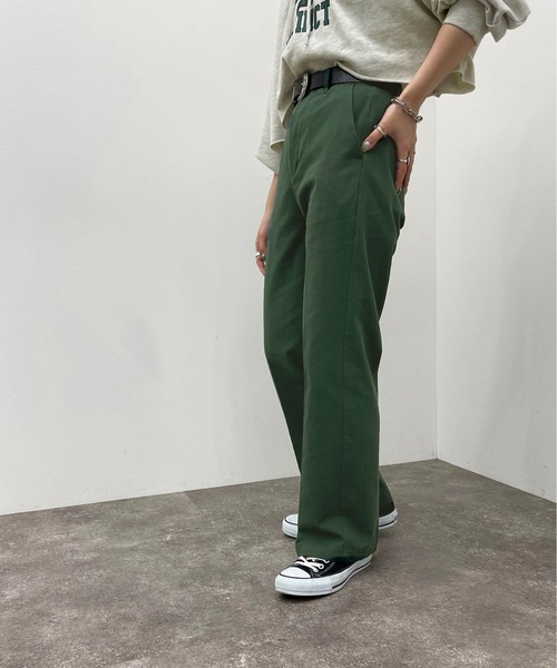 apres jour mignon（アプレジュールミニョン）の「シュエットワークパンツ【ZOZOTOWN限定アイテム】（その他パンツ・レディース・アイボリー/ダークグリーン/その他/ベージュ・MEDIUM/SMALL/X-LARGE）」の21枚目の写真