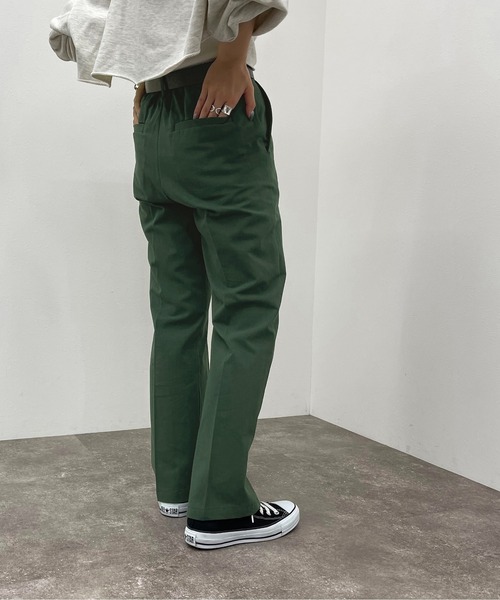 apres jour mignon（アプレジュールミニョン）の「シュエットワークパンツ【ZOZOTOWN限定アイテム】（その他パンツ・レディース・アイボリー/ダークグリーン/その他/ベージュ・MEDIUM/SMALL/X-LARGE）」の22枚目の写真