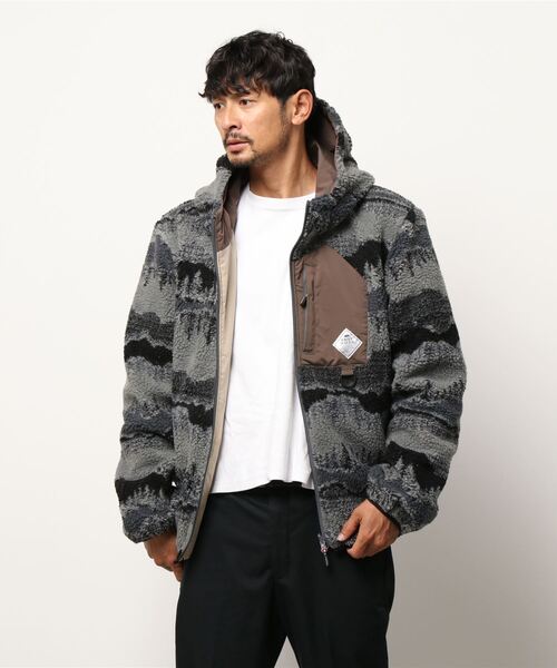 KRIFF MAYER（クリフメイヤー）の「柄ボアひっくりJK（その他アウター・メンズ・グレー/ダークカーキ/ブルー/グレー系その他/ブルー系その他/カーキ・X-LARGE/SMALL/LARGE/MEDIUM）」の10枚目の写真