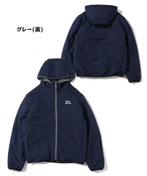 KRIFF MAYER（クリフメイヤー）の「柄ボアひっくりJK（その他アウター・メンズ・グレー/ダークカーキ/ブルー/グレー系その他/ブルー系その他/カーキ・X-LARGE/SMALL/LARGE/MEDIUM）」の12枚目の写真