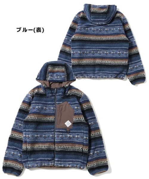 KRIFF MAYER（クリフメイヤー）の「柄ボアひっくりJK（その他アウター・メンズ・グレー/ダークカーキ/ブルー/グレー系その他/ブルー系その他/カーキ・X-LARGE/SMALL/LARGE/MEDIUM）」の19枚目の写真