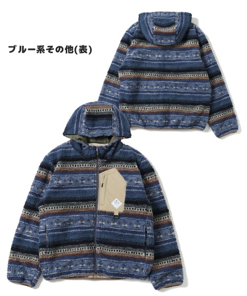 KRIFF MAYER（クリフメイヤー）の「柄ボアひっくりJK（その他アウター・メンズ・グレー/ダークカーキ/ブルー/グレー系その他/ブルー系その他/カーキ・X-LARGE/SMALL/LARGE/MEDIUM）」の21枚目の写真