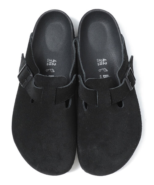 BIRKENSTOCK(ビルケンシュトック)の「BIRKENSTOCK × BEAMS / 別注 Suede Boston(サンダル・メンズ・ブラック・37/44/36/40/38/41/39/42/43)」の5枚目の写真