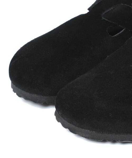BIRKENSTOCK(ビルケンシュトック)の「BIRKENSTOCK × BEAMS / 別注 Suede Boston(サンダル・メンズ・ブラック・37/44/36/40/38/41/39/42/43)」の2枚目の写真