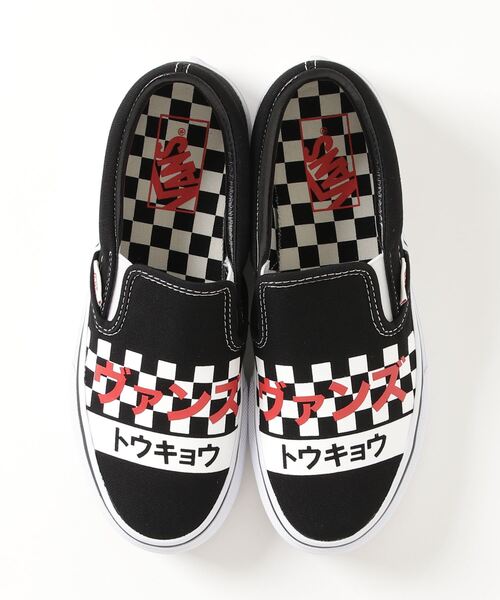 VANS ヴァンズ SLIP ON スリッポン V98 TOKYO BLACK（スニーカー