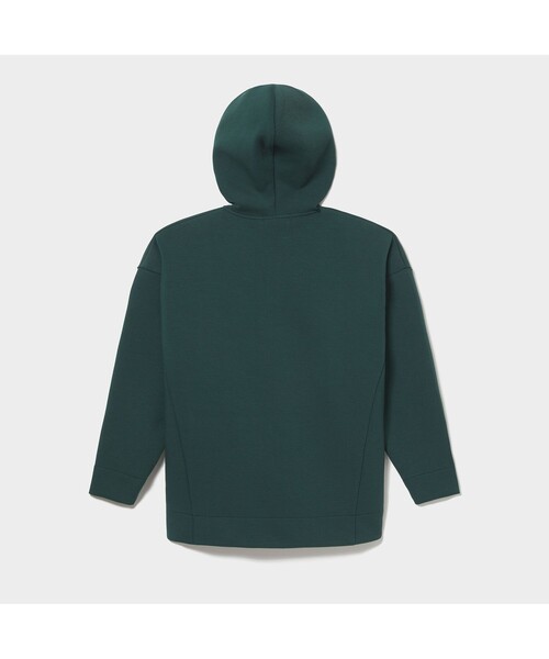AIGLE(エーグル)の「ツイルスエット リラックスパーカ(パーカー・レディース・ダークグリーン/ヘザーグレー・S/M)」の11枚目の写真