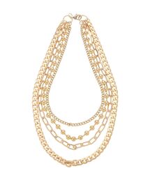 レイヤーチェーンネックレス