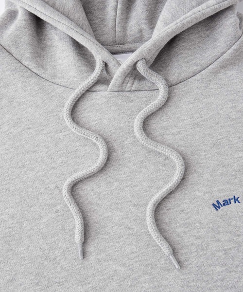 Mark Gonzales（マーク・ゴンザレス）の「【セットアップ】Mark Gonzales/マークゴンザレス MONO-MART別注 裏起毛 アーチロゴ刺繍 ビッグシルエットプルオーバーパーカー＆バルーンスウェットパンツ（パーカー・メンズ・ブラック/ダークネイビー/グリーン/ダークベージュ/ブルー/杢グレー・L/M）」の14枚目の写真