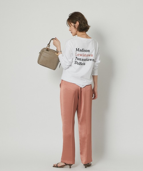 RIVE DROITE(リヴドロワ)の「スタイリッシュに品よく着映える ヴィンテージサテンリラックスパンツ(その他パンツ・レディース・オレンジ/ブルー・FREE)」の18枚目の写真