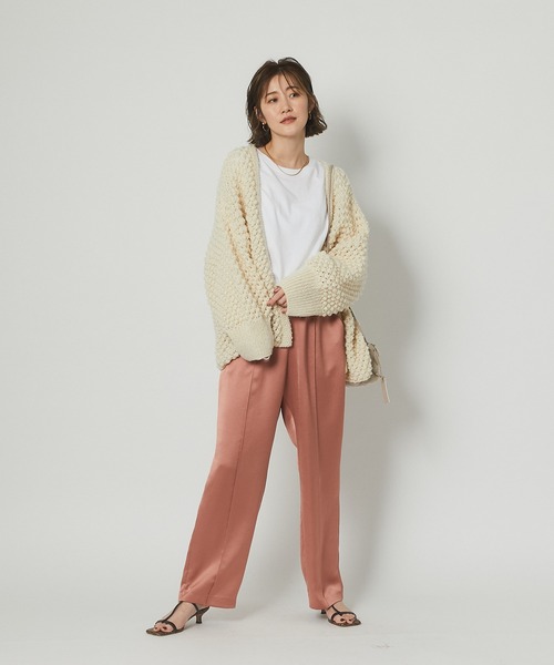 RIVE DROITE(リヴドロワ)の「スタイリッシュに品よく着映える ヴィンテージサテンリラックスパンツ(その他パンツ・レディース・オレンジ/ブルー・FREE)」の20枚目の写真