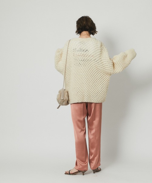 RIVE DROITE(リヴドロワ)の「スタイリッシュに品よく着映える ヴィンテージサテンリラックスパンツ(その他パンツ・レディース・オレンジ/ブルー・FREE)」の17枚目の写真