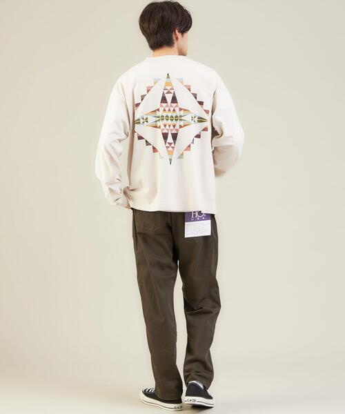 PENDLETON(ペンドルトン)の「OLT<PENDLETON(ペンドルトン)>ジャカードプリント 長袖 カットソー ロンT(Tシャツ/カットソー・メンズ・ベージュ/ブラック/オフホワイト・M/S/L)」の7枚目の写真