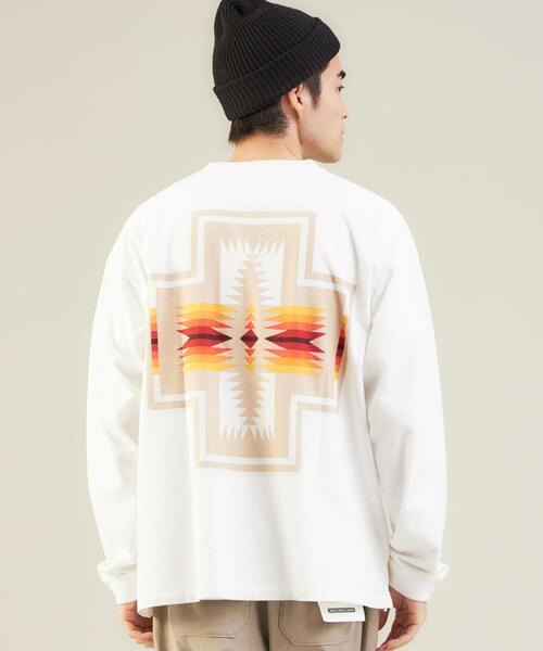 PENDLETON(ペンドルトン)の「OLT<PENDLETON(ペンドルトン)>ジャカードプリント 長袖 カットソー ロンT(Tシャツ/カットソー・メンズ・ベージュ/ブラック/オフホワイト・M/S/L)」の13枚目の写真