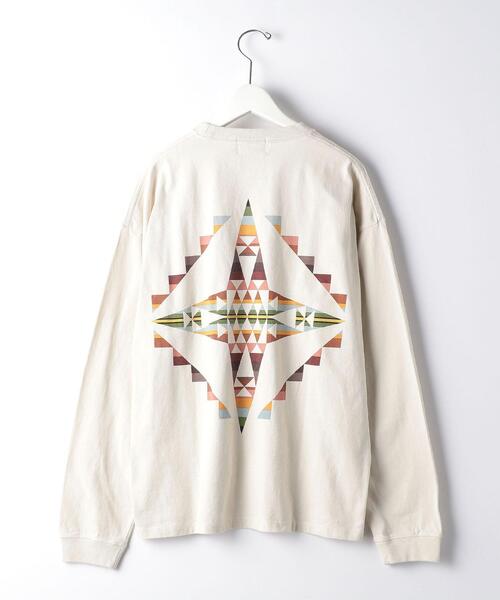 PENDLETON(ペンドルトン)の「OLT<PENDLETON(ペンドルトン)>ジャカードプリント 長袖 カットソー ロンT(Tシャツ/カットソー・メンズ・ベージュ/ブラック/オフホワイト・M/S/L)」の17枚目の写真