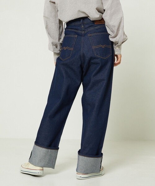 FREAK'S STORE（フリークスストア）の「CIMARRON JEANS × FREAK'S STORE/シマロンジーンズ ハイライズワイドデニム（デニムパンツ・レディース・ネイビー/ナチュラル・MEDIUM/SMALL）」の13枚目の写真