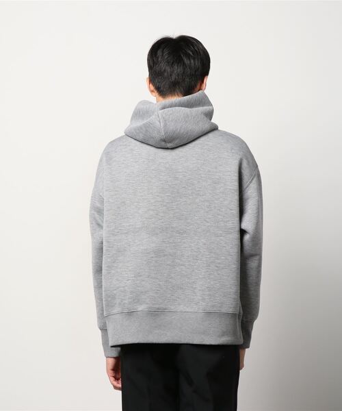 Champion(チャンピオン)の「【ムラサキスポーツ別注】CHAMPION/チャンピオン ルーズシルエット ボンディングパーカー C8-US103(パーカー・メンズ・ブラック/グレー・M/L/XL)」の4枚目の写真