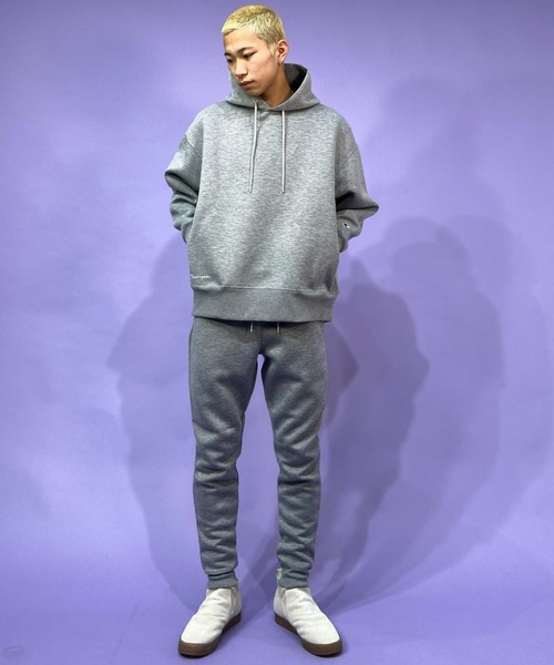 Champion(チャンピオン)の「【ムラサキスポーツ別注】CHAMPION/チャンピオン ルーズシルエット ボンディングパーカー C8-US103(パーカー・メンズ・ブラック/グレー・M/L/XL)」の12枚目の写真