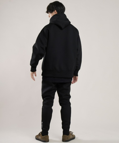 Champion(チャンピオン)の「【ムラサキスポーツ別注】CHAMPION/チャンピオン ルーズシルエット ボンディングパーカー C8-US103(パーカー・メンズ・ブラック/グレー・M/L/XL)」の8枚目の写真