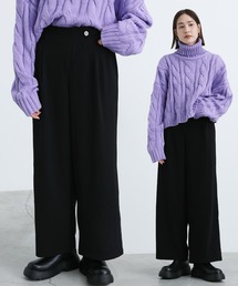2021 AW ラップデザインワイドパンツ