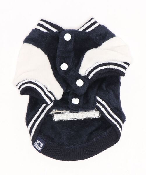 XLARGE(エクストララージ)の「XLARGE/エクストララージ/オージーフリーススタジャン/犬服(ドッグウェア)(ペットウェア・メンズ・ネイビー/ベージュ・2M/XS/L/S/2L/M)」の4枚目の写真