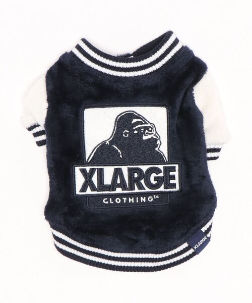 XLARGE(エクストララージ)の「XLARGE/エクストララージ/オージーフリーススタジャン/犬服(ドッグウェア)(ペットウェア・メンズ・ネイビー/ベージュ・2M/XS/L/S/2L/M)」の7枚目の写真