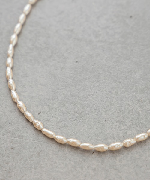 mystic（ミスティック）の「[eau un bijou] Glass pearl (necklace)（ネックレス・レディース・ゴールド・ONE SIZE）」の6枚目の写真