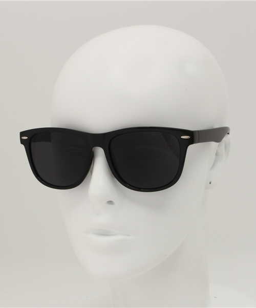 WEGO（ウィゴー）の「WEGO/ウェリントンタイプサングラス（サングラス・メンズ・ブラウン系その他/ブラック・FREE）」の10枚目の写真