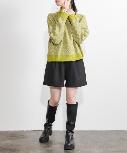 Honeys(ハニーズ)の「ショートパンツ(その他パンツ・レディース・ブラック/ブラック×レッド/ベージュ系その他/ブラック×ブルー/ブルー系その他・M/S/L)」の6枚目の写真
