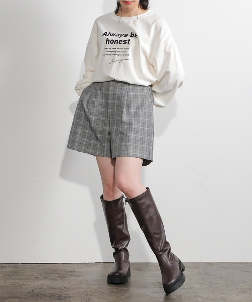 Honeys(ハニーズ)の「ショートパンツ(その他パンツ・レディース・ブラック/ブラック×レッド/ベージュ系その他/ブラック×ブルー/ブルー系その他・M/S/L)」の19枚目の写真