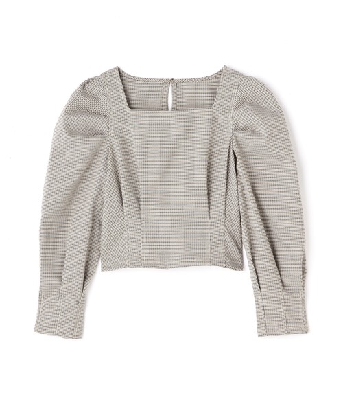 FREE'S MART（フリーズマート）の「◇スクエアネック短丈ボリュームスリーブブラウス（シャツ/ブラウス・レディース・ブラック系その他/ベージュ系その他/レッド系その他/グリーン系その他・FREE）」の21枚目の写真