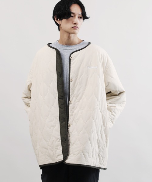 Mark Gonzales（マーク・ゴンザレス）の「Mark Gonzales / マークゴンザレス 別注 コラボ リバーシブル M-65 中綿 キルティングジャケット（ミリタリージャケット・メンズ・ブラック系その他/グレー系その他/グリーン系その他・MEDIUM/LARGE/X-LARGE）」の18枚目の写真