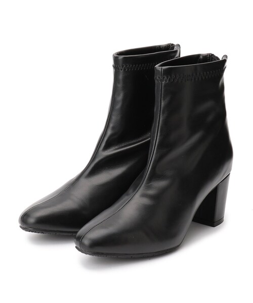 DRESKIP(ドレスキップ)の「◆【内側起毛】あったかストレッチブーツ(ブーツ・レディース・アイボリー/ブラック・25/35/45)」の1枚目の写真